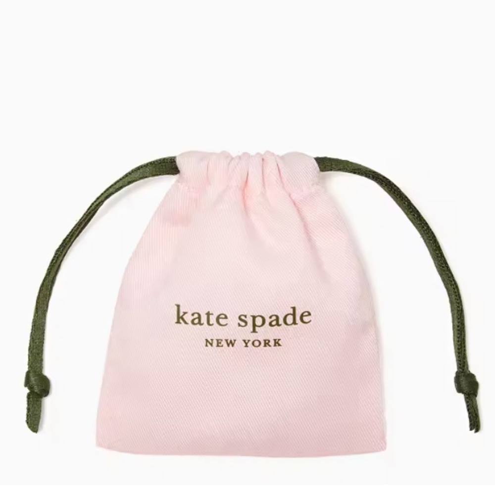 NWT Kate Spade Silver Studded Bows Earrings - Picture 4 of 4